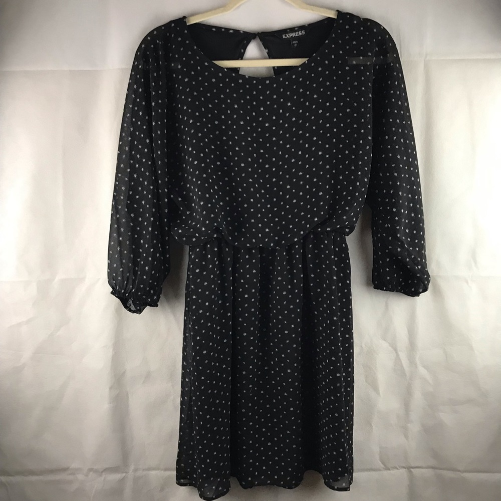 Express| Black and White| Dress| Size XS